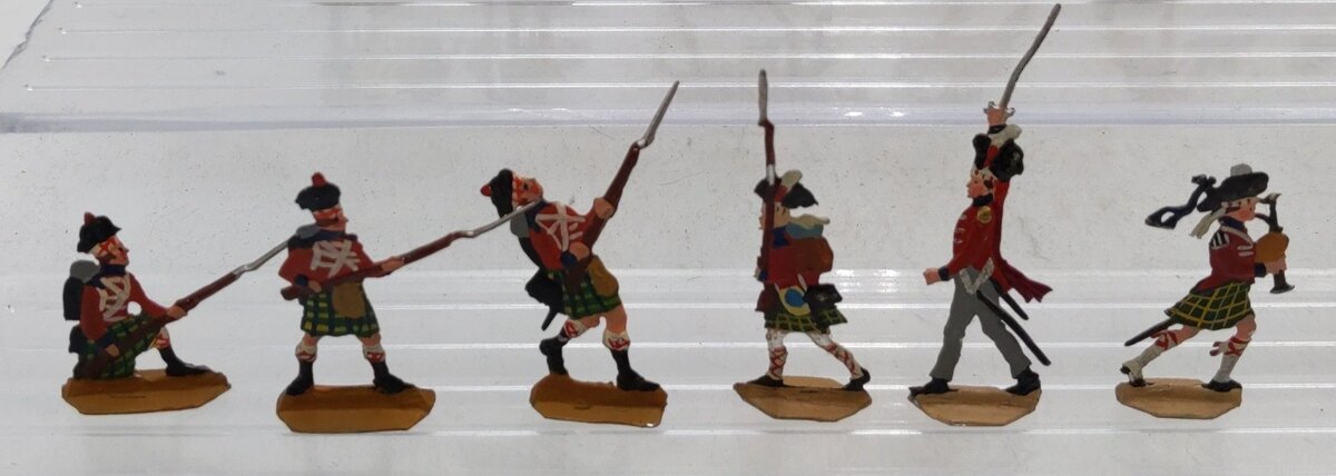 Kieler Zinnfiguren British Flat Lead Figures [35] VG/Box