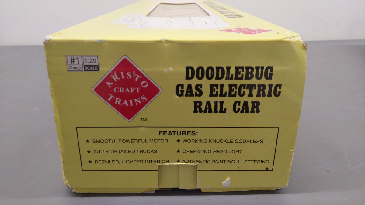 Aristo-Craft 21210 G Atchison Topeka Santa Fe Doodlebug with Lights EX/Box