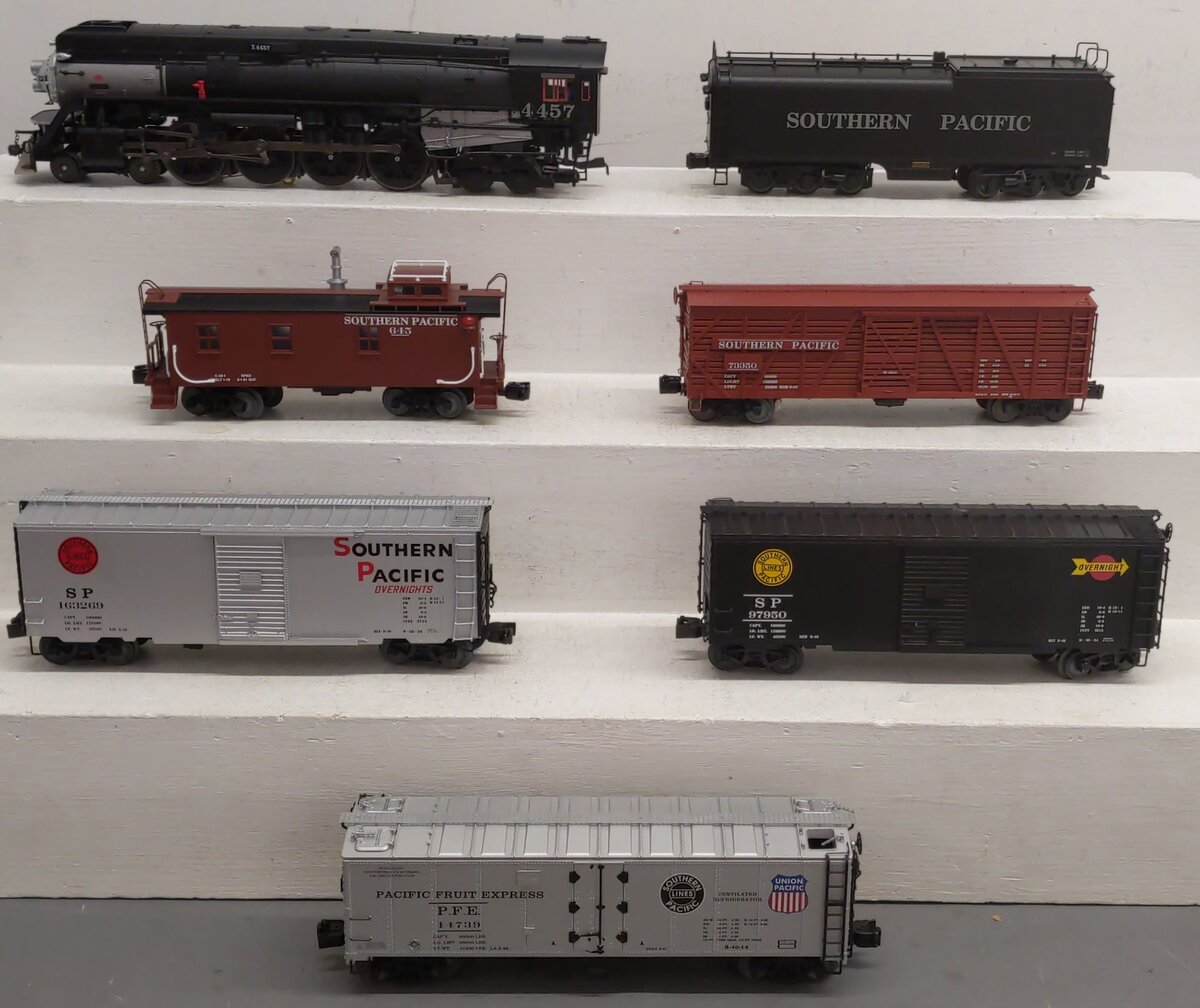 Lionel 2022130 O VISIONLINE Southern Pacific Express Stock Cars (Set of 7) EX/Box