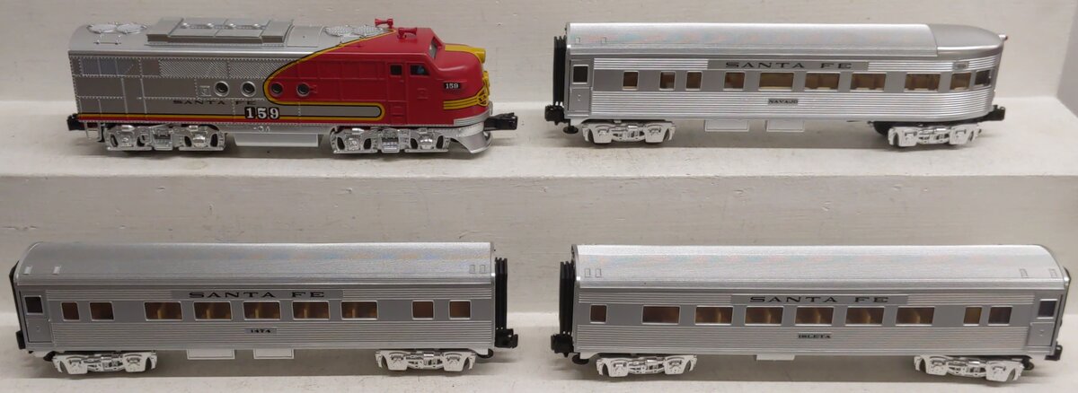 Lionel 6-84719 O Gauge Santa Fe Super Chief LionChief Train Set with Bluetooth EX/Box