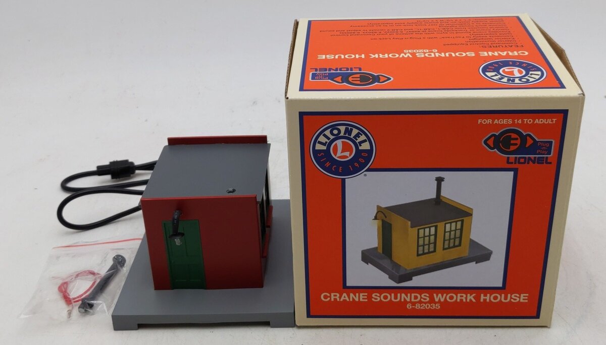 Lionel 6-82035 O Crane Sounds Work House EX/Box