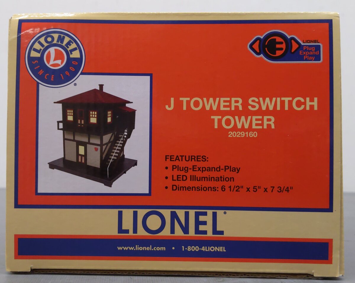 Lionel 2029160 O J Tower Switch Tower Plug In Play EX/Box
