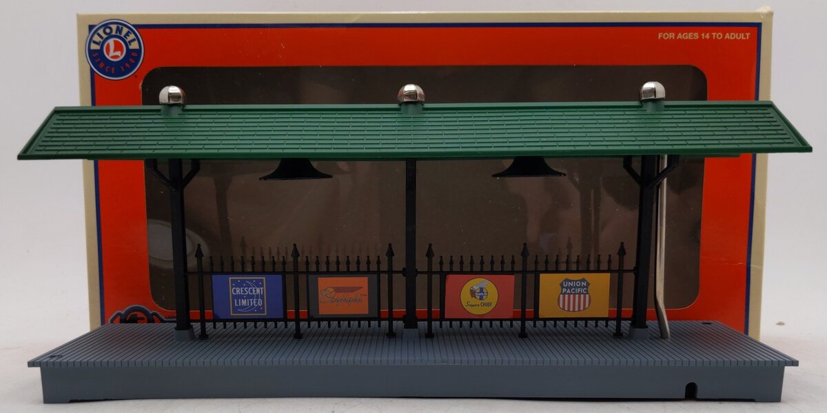 Lionel 6-84318 O Illuminated Station Platform EX/Box