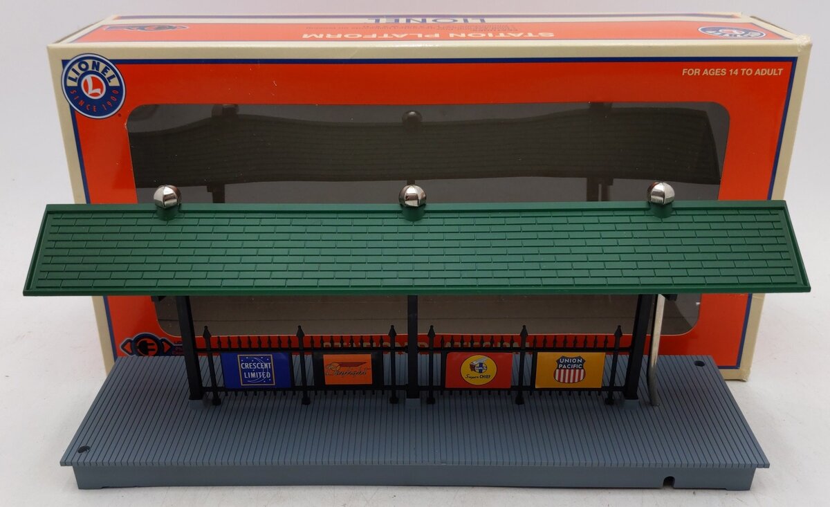 Lionel 6-84318 O Illuminated Station Platform EX/Box