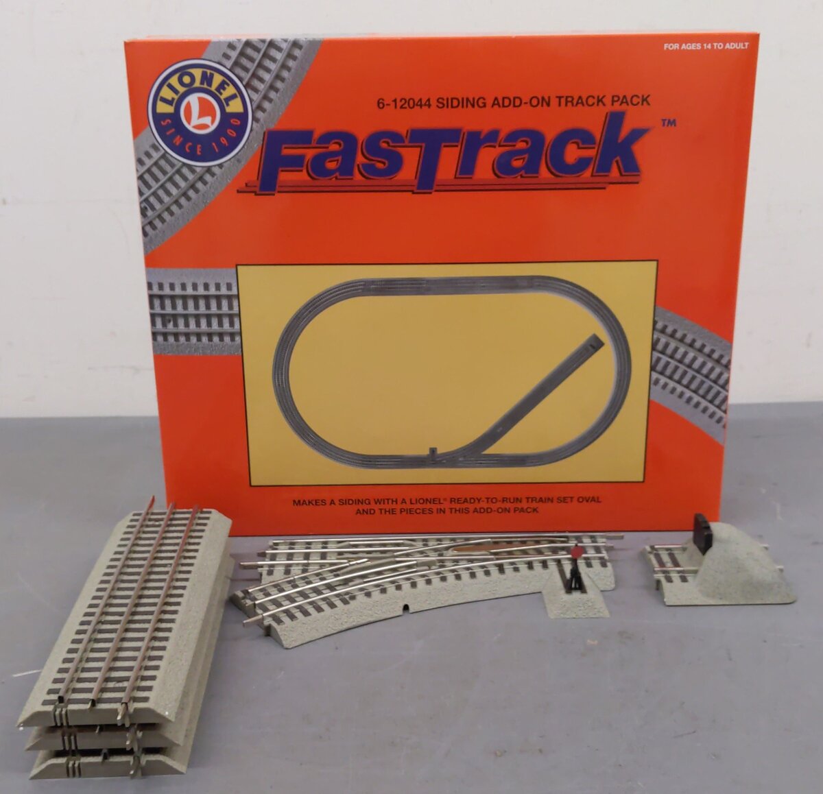 Lionel 6-12044 O FasTrack Siding Add-On Track Pack LN/Box