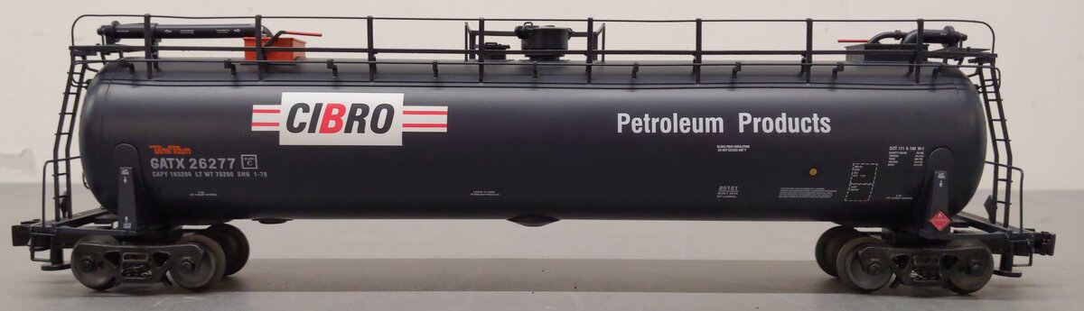 Lionel 6-85161 O Cibro Tank Train Car Black #26277 EX/Box
