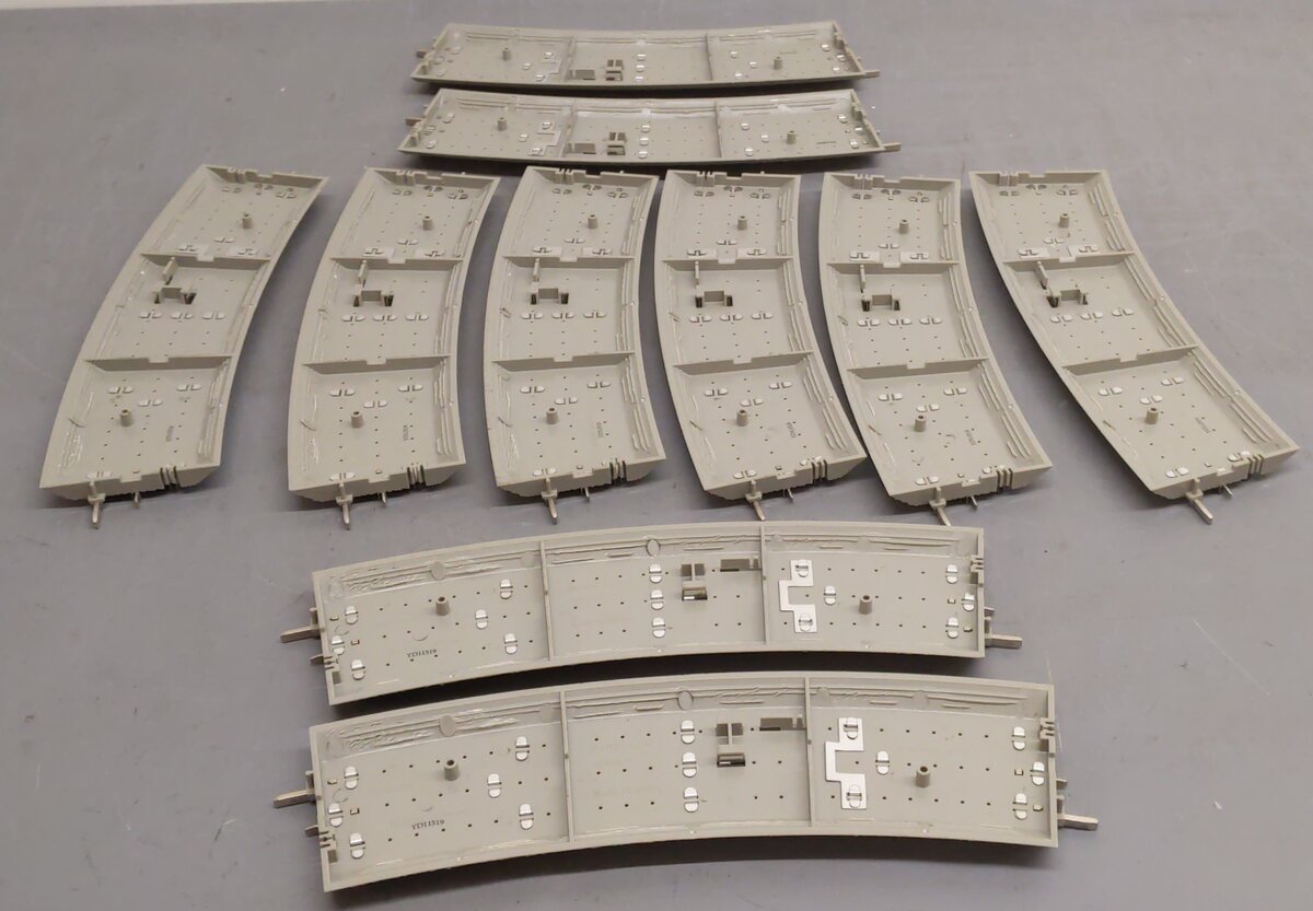 Lionel 6-12056 FasTrack O60 Curved Track Lot [10] VG