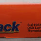 Lionel 6-81951 O O60 FastRack Remote Left Hand Switch Turnout EX/Box