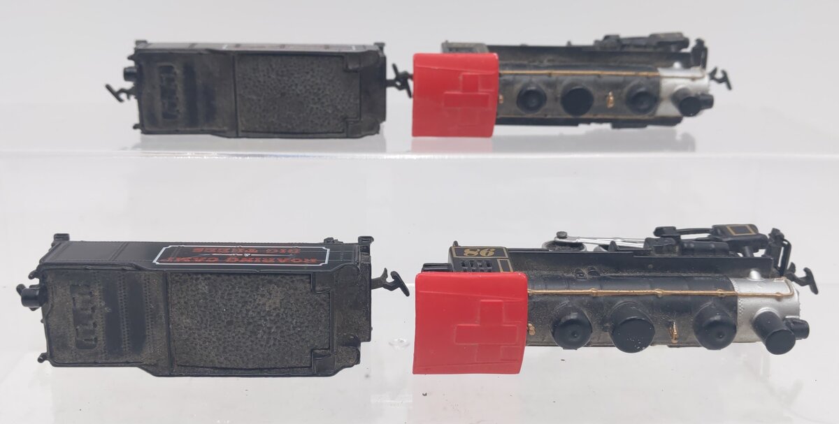 Maisto 15131 N ATSF Roaring Camp Vintage 0-6-0 Steam Loco w/ Tender [2] EX