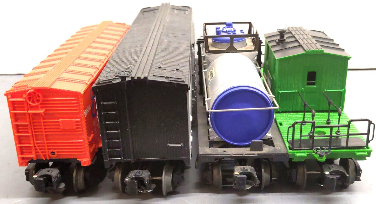 Lionel Assorted O Gauge Freight Cars: 5716, 9153, 9040, 6427 [4] VG/Box
