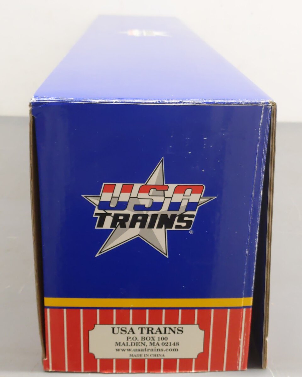 USA Trains 310002 G Santa Fe "Super Chief" Aluminum Baggage Car (Metal Wheels) EX/Box