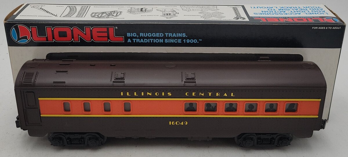 Lionel 6-16049 O Gauge Illinois Central Diner Car NIB