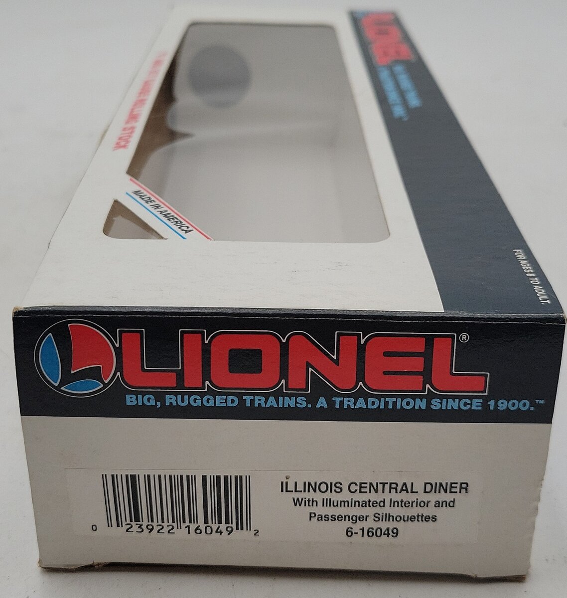 Lionel 6-16049 O Gauge Illinois Central Diner Car NIB