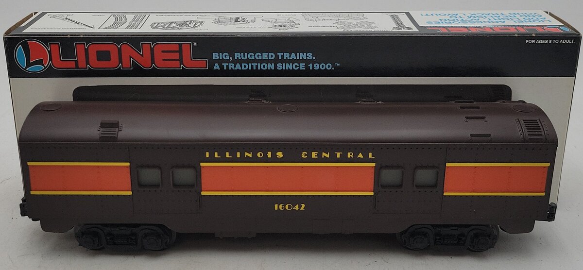 Lionel 6-16042 O Gauge Illinois Central Baggage Car NIB
