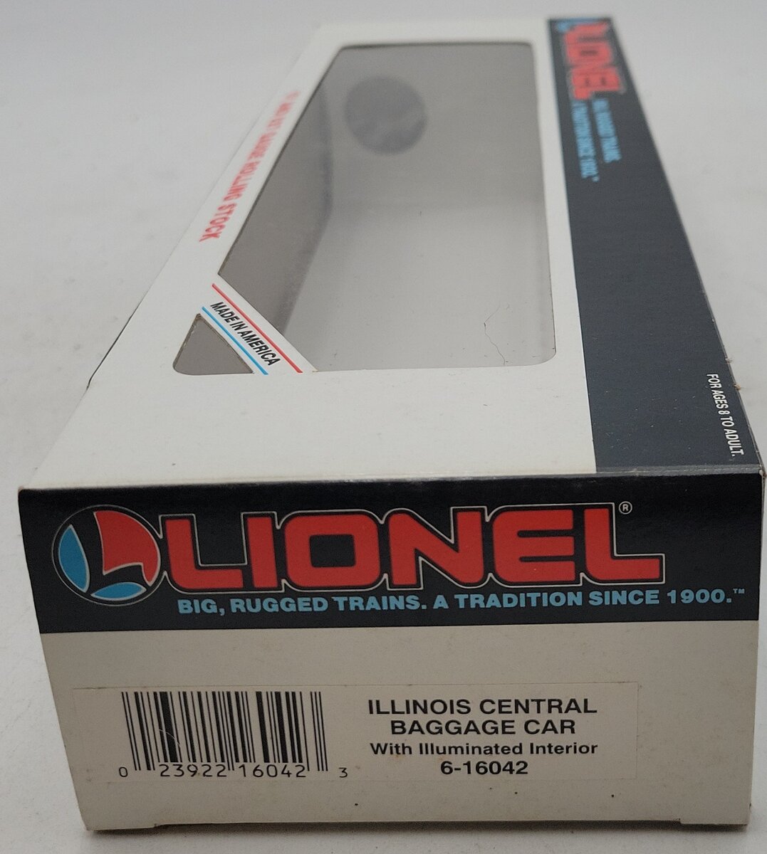 Lionel 6-16042 O Gauge Illinois Central Baggage Car NIB