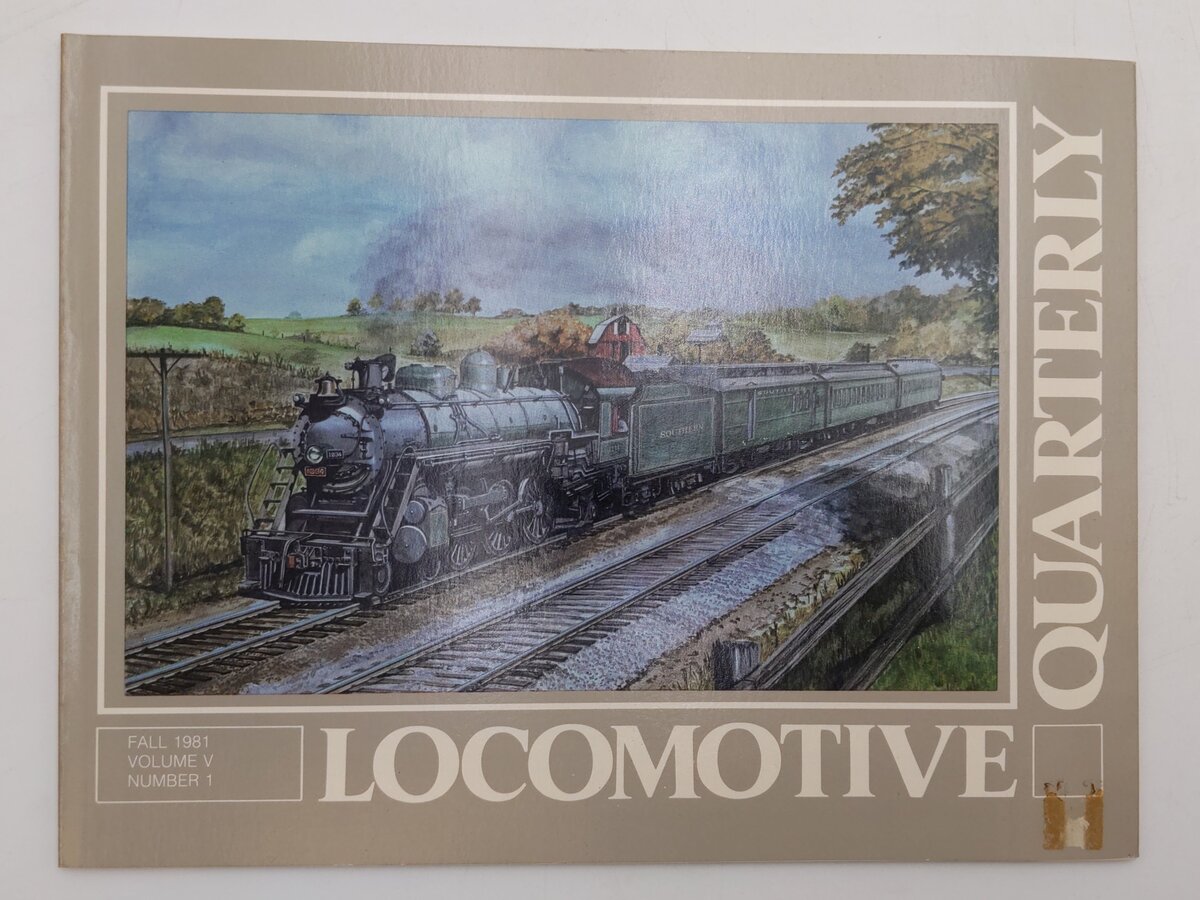 Locomotive Quarterly Fall 1981 Vol.V No.1 Paperback Book By Jack W. Jarrell VG