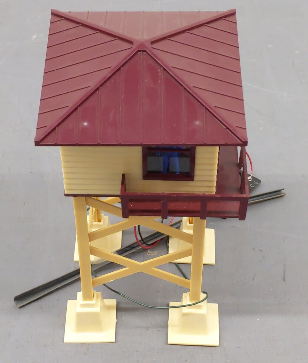 Marx 2940 Vintage O Lighted Switchman‘s Tower VG/Box