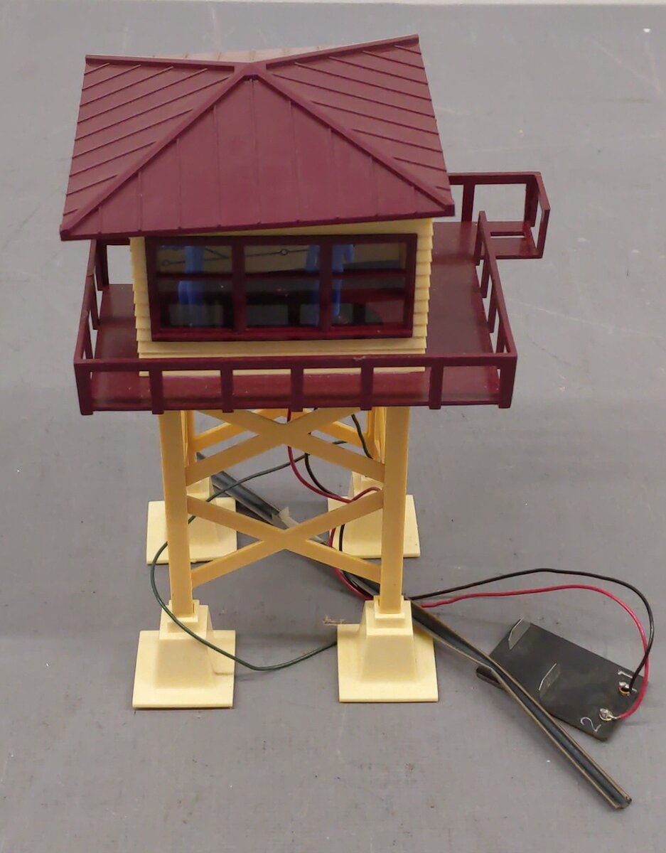 Marx 2940 Vintage O Lighted Switchman‘s Tower VG/Box