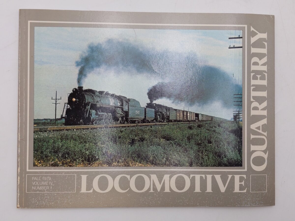 Locomotive Quarterly 1979 Fall Vol 4 #1 Paperback Book By Jack W. Jarrell VG