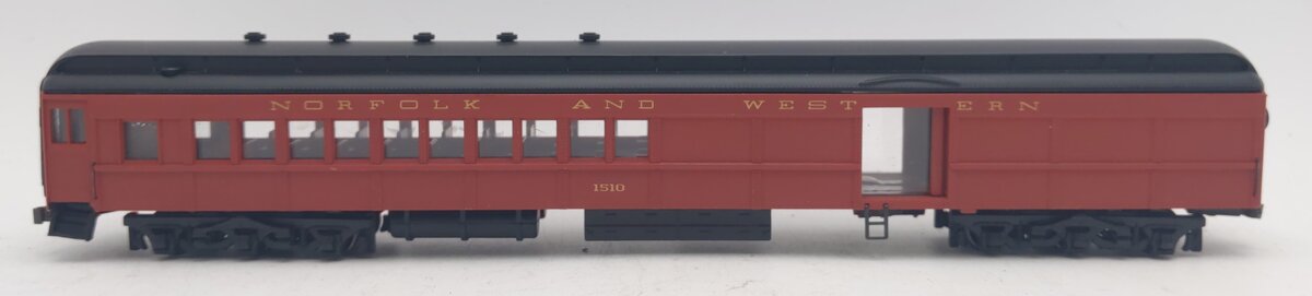 Bachmann 89121 HO Scale N&W Combine Passenger Car #1510 EX