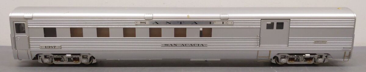 USA Trains 310003 G Scale Santa Fe "San Acacia" Combine Car - Metal Wheels VG/Box