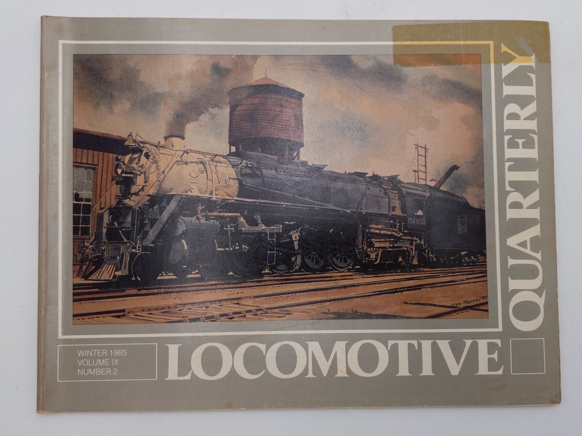 Locomotive Quarterly 1986 Fall Vol 10 #1  Paperback Book By Jack W. Jarrell VG