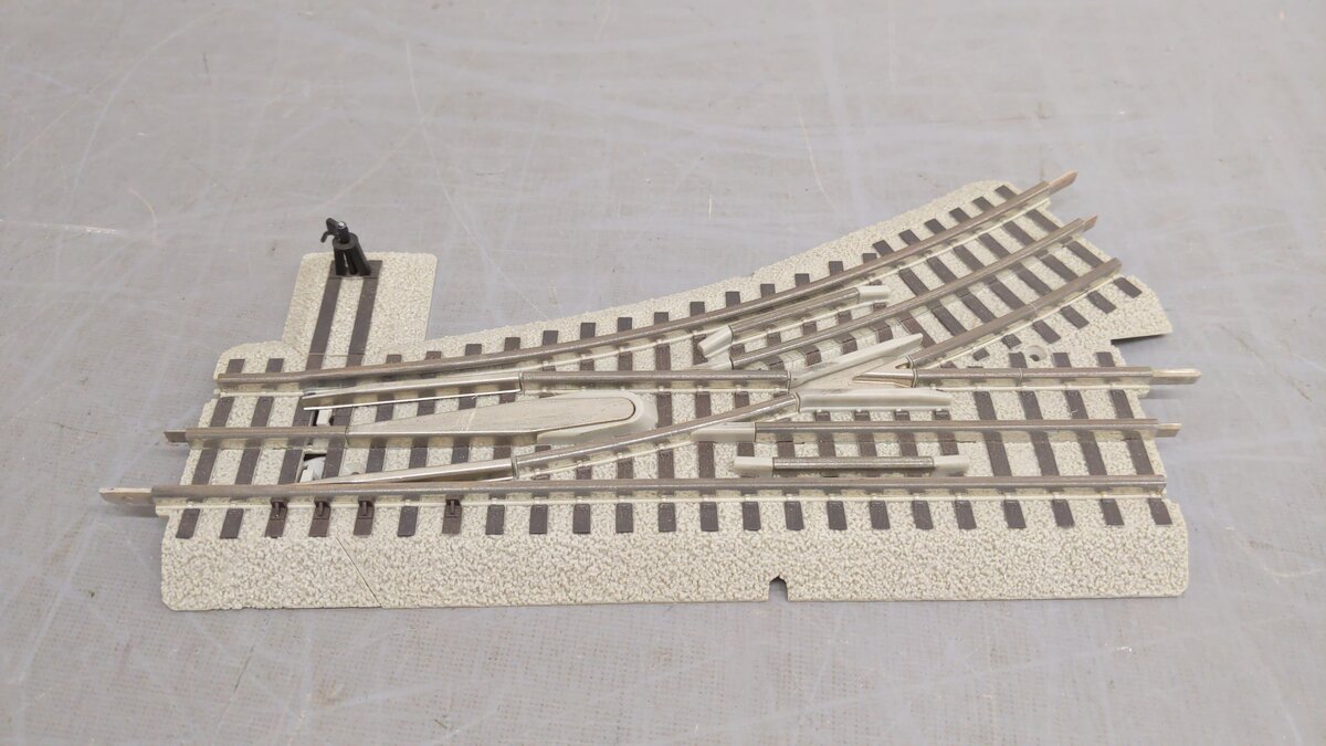 Lionel 6-12017 O-36 Left Hand Manual FasTrack Switch Turnout EX/Box