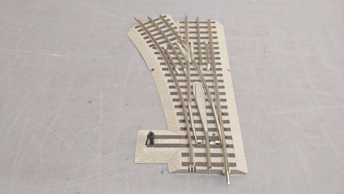 Lionel 6-12017 O-36 Left Hand Manual FasTrack Switch Turnout EX/Box