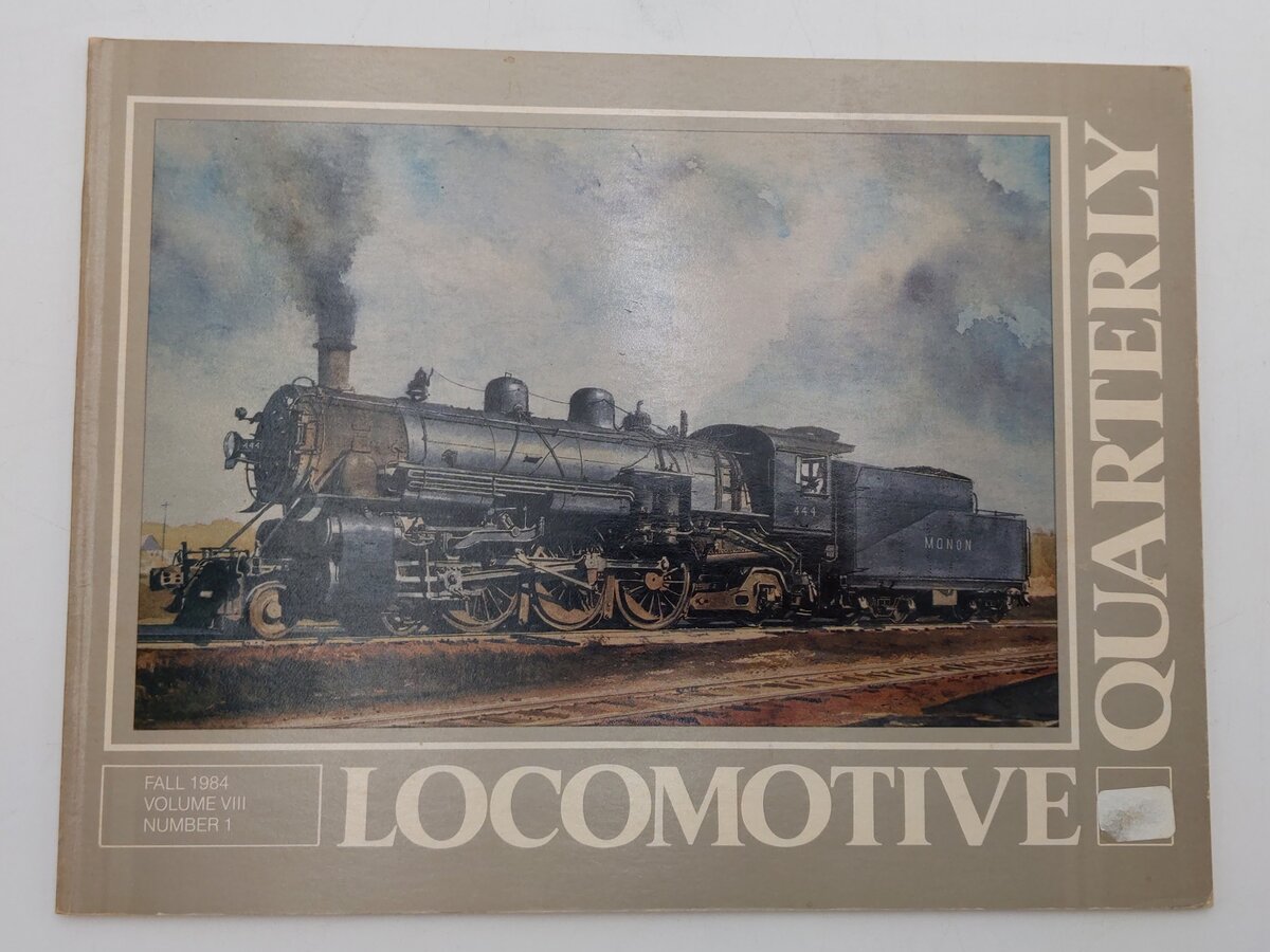 Locomotive Quarterly Fall 84 Vol.VIII No.1 Paperback Book  By Jack W. Jarrell VG