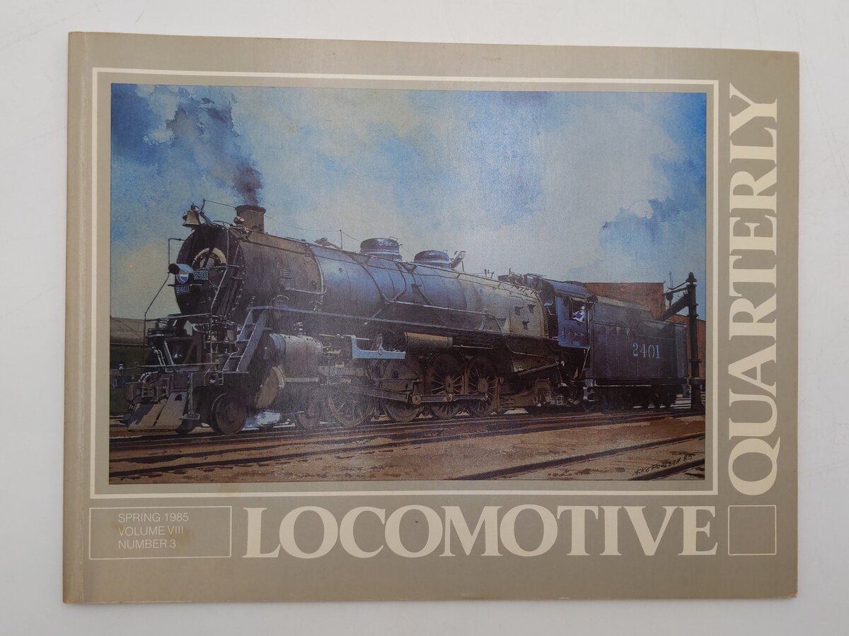 Locomotive Quarterly Spring 1985 Vol.VIII No.3 Paperback Book By Jack W. Jarrell EX