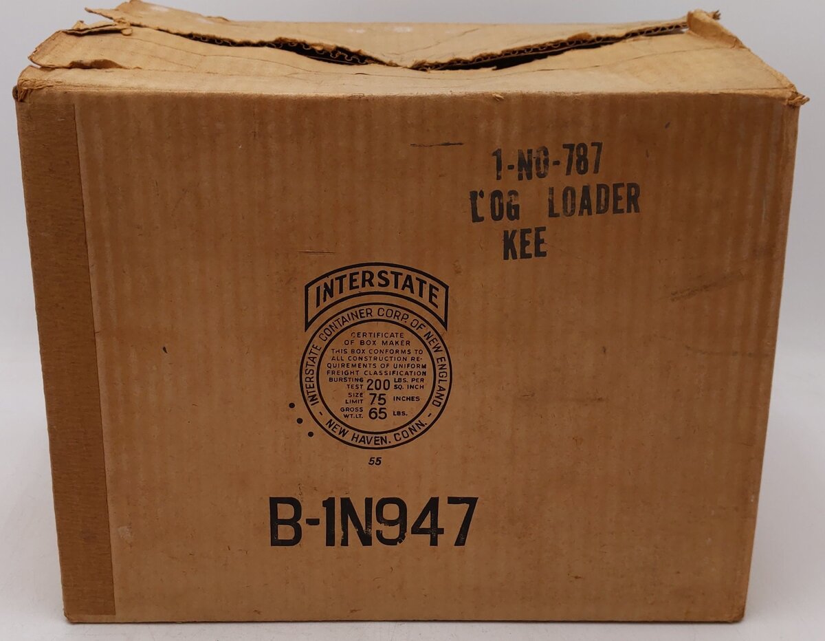 American Flyer 787 Vintage S Scale Log Loader VG/Box