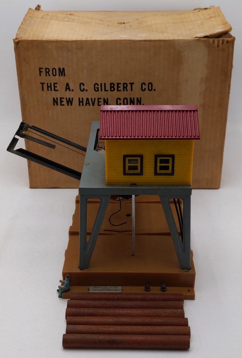 American Flyer 787 Vintage S Scale Log Loader VG/Box