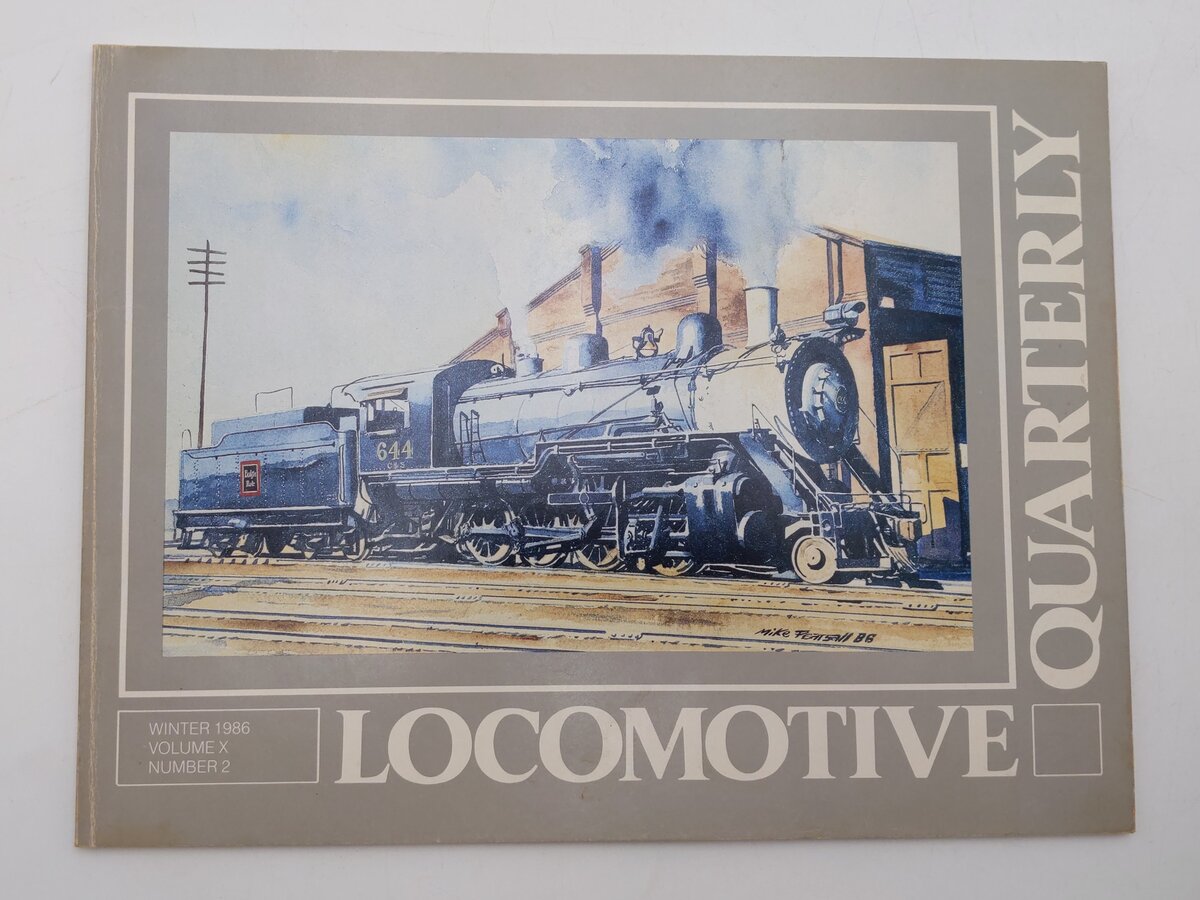 Locomotive Quarterly 1986 Winter Vol 10 #2 Paperback Book By Jack W. Jarrell EX