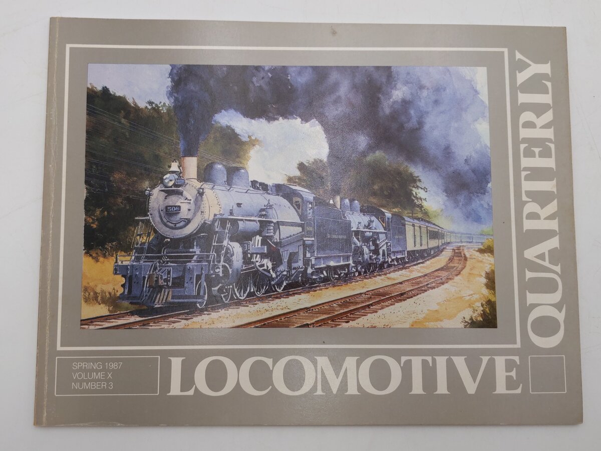 Locomotive Quarterly Spring 1987 Vol.X No.3 Paperback Book By Jack W. Jarrell VG