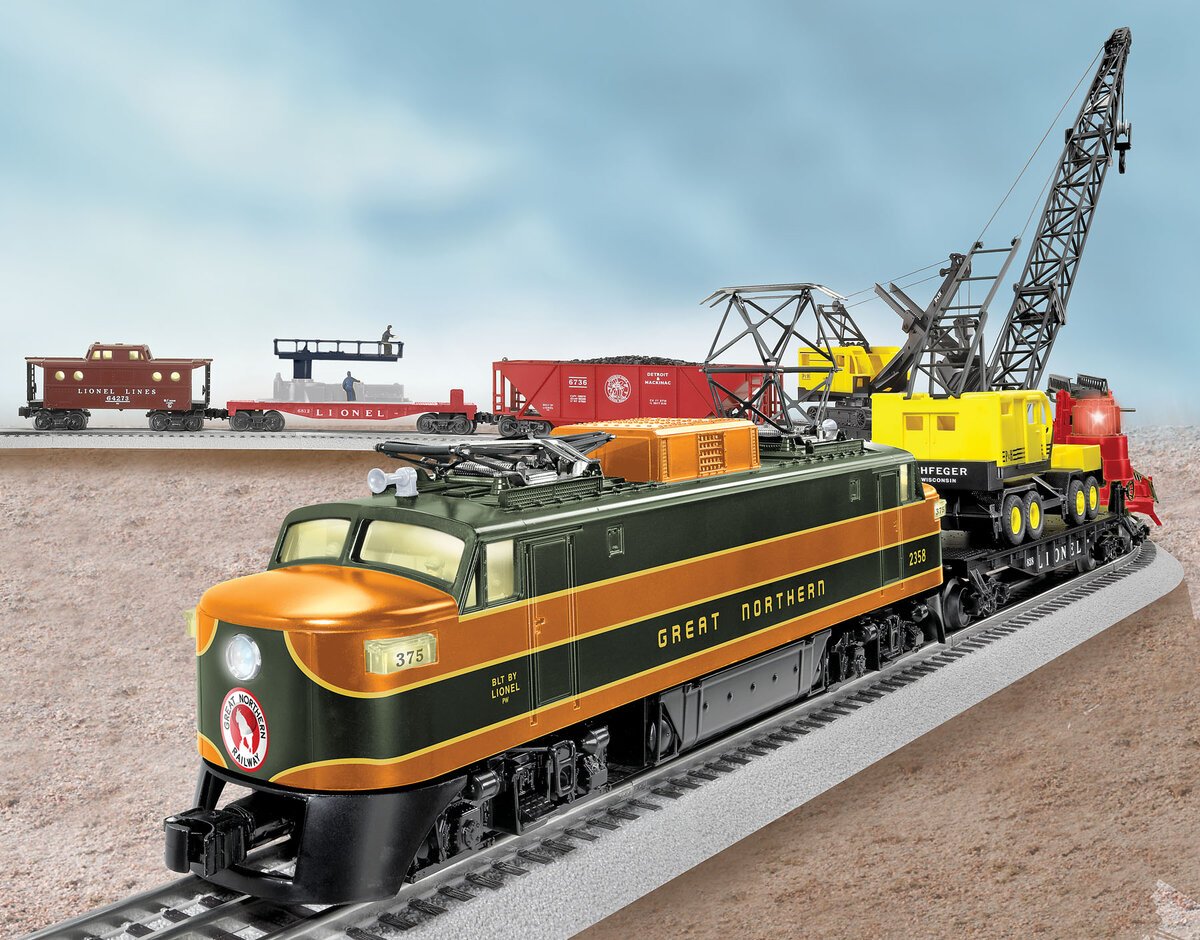 Lionel 6-31753 PWC 2551W O Gauge Great Northern Diesel Freight Train Set LN/Box