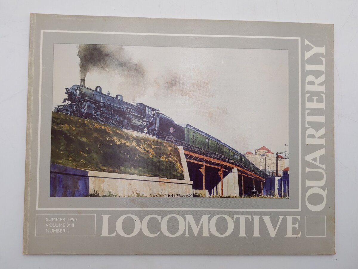 Locomotive Quarterly-Summer 1990-Vol.XIII No.4 Paperback Book By Jack W. Jarrell VG