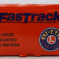 Lionel 6-12035 O Gauge FasTrack Lighted Bumpers (Pack of 2) LN/Box
