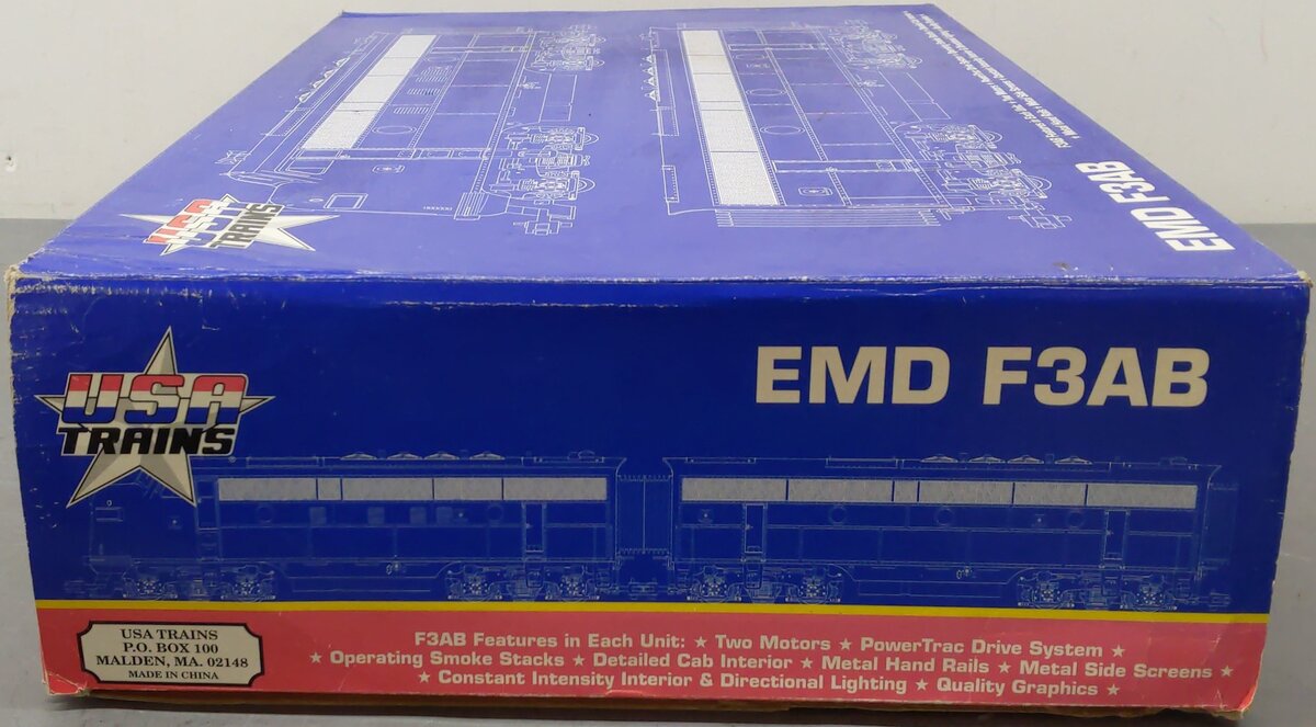 USA Trains R22261 G Scale Southern Pacific F-3 AB Diesel Units #6100/8000/Box