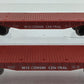 Menards O Gauge Wisconsin Central Flatcars (2): #50770 & #51103 VG