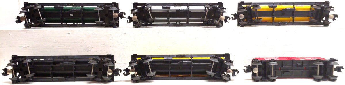Lionel O Gauge Tank Cars: 6300, 9277, 9152, 9334, 9039, 9138 [6] VG