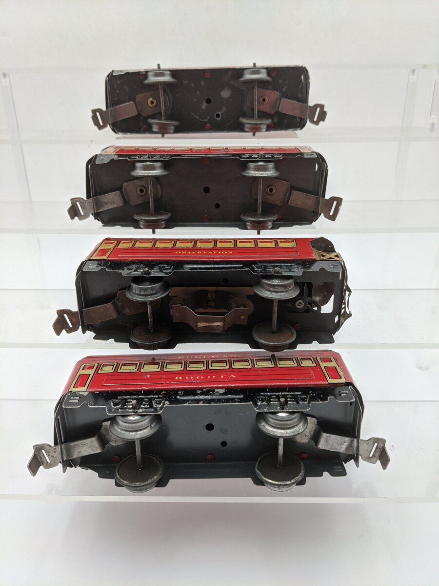Marx O Gauge Vintage Pre-War Pullman Passenger Cars [4] VG