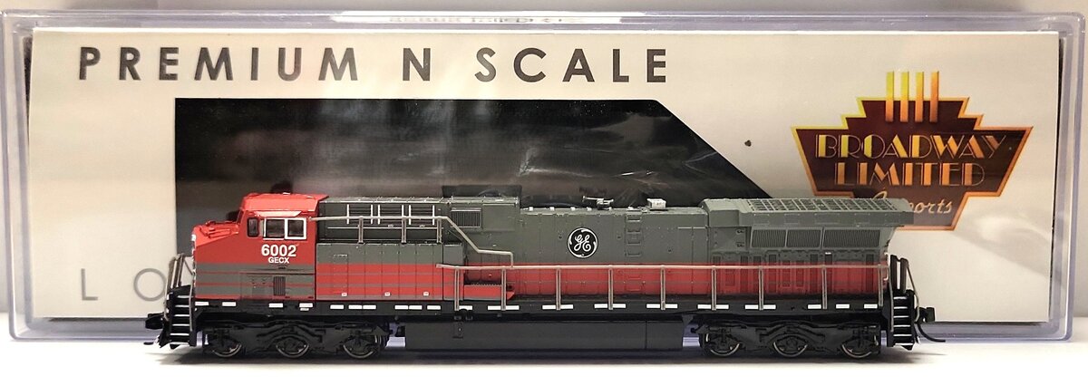 Broadway Limited 8596 N GECX Gray/Red GE AC6000 Diesel Locomotive #6002 LN/Box