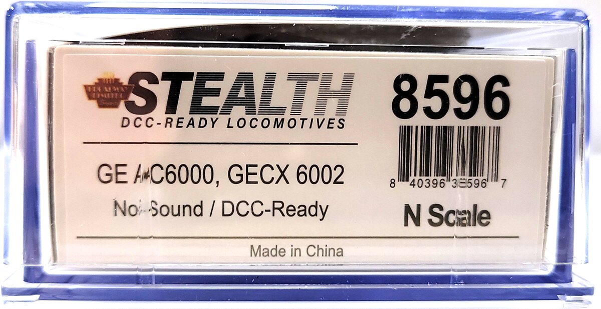 Broadway Limited 8596 N GECX Gray/Red GE AC6000 Diesel Locomotive #6002 LN/Box