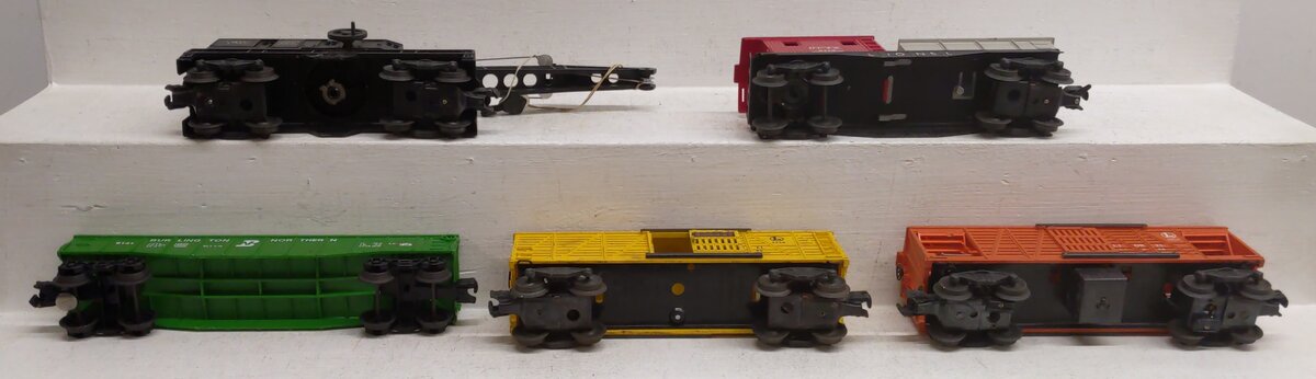 Lionel O Gauge Vintage Freight Cars #3656,6460,9141,6119,6656 [5] VG