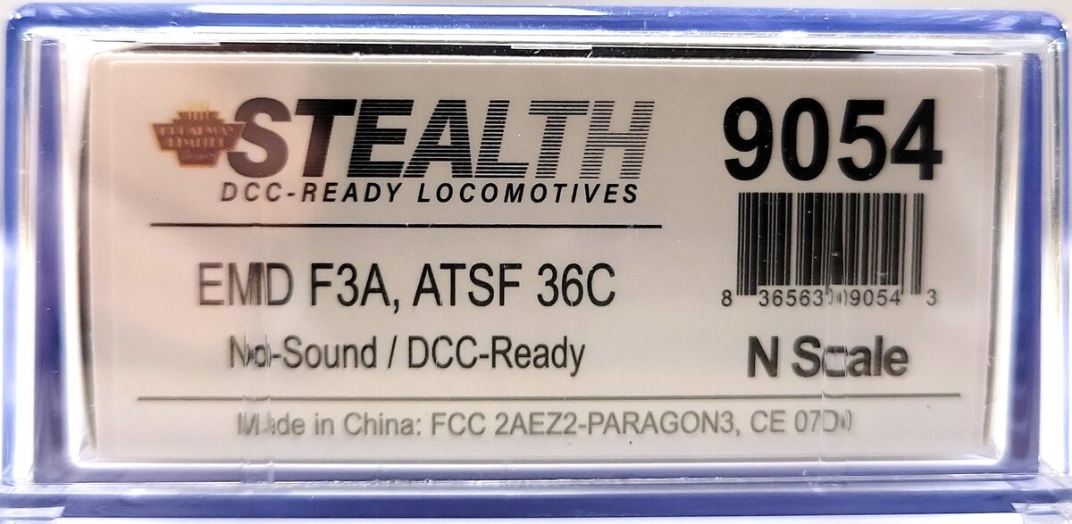 Broadway Limited 9054 N ATSF EMD F3A Diesel Locomotive No-Sound/DCC-Ready #36C