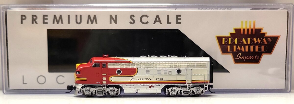 Broadway Limited 9054 N ATSF EMD F3A Diesel Locomotive No-Sound/DCC-Ready #36C