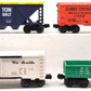 Lionel Assorted O Gauge Freight Cars: 9200, 6464, 9114, 9033 [4] VG