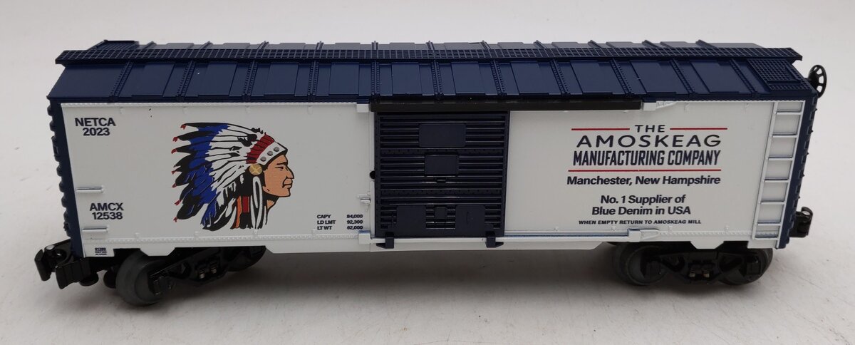 Lionel 6-12538 O Gauge Amoskeag Manufacturing Company Boxcar #2023 LN/Box