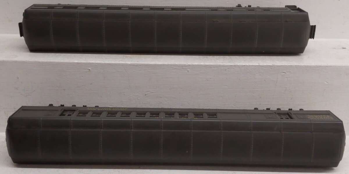 MTH 20-4107 O Santa Fe 70' Madison Combine/Diner Passenger Car Set (Set of 2) VG/Box