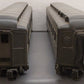 MTH 20-4107 O Santa Fe 70' Madison Combine/Diner Passenger Car Set (Set of 2) VG/Box